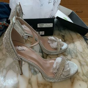 Brand New Silver High Heels from Windsor dresses